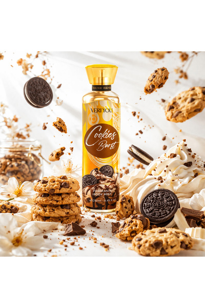 veri you Σπρέι Σώματος Cookies Burst 250 ml – Γλυκό Γκουρμέ Άρωμα, Φρέσκο & Ε...