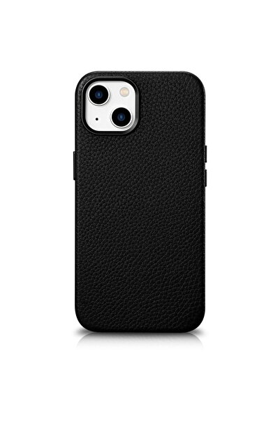 ICARER Husa Litchi din Piele Premium pentru iPhone 14 Plus, Husă Magnetică di...