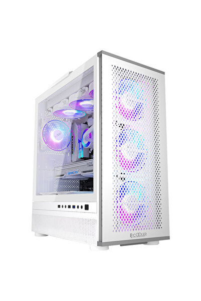 PCCOOLER ME200 MESH WH ARGB LED Fara sursa