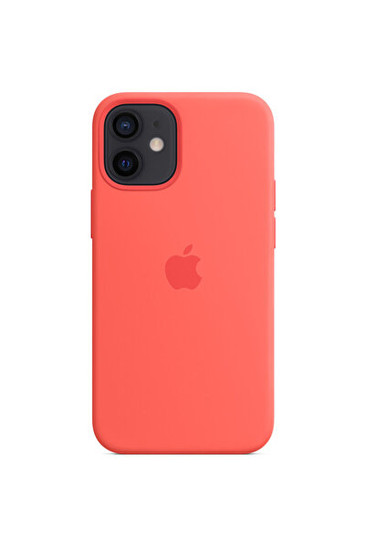 Apple iPhone 12 mini Silicone Case with MagSafe - Pink Citrus