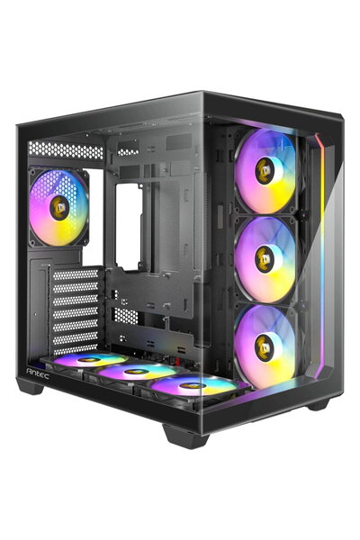 ANTEC 0-761345-10033-5, Middle Tower, Fara sursă, ATX, Micro-ATX, ITX, Negru