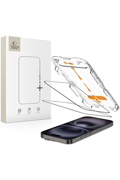 Tech-Protect SticlДѓ securizatДѓ Rapid+ pentru iPhone 15 / 16, set 2 bucДѓИ›i...