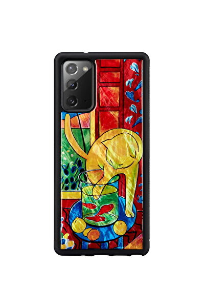 Other Husă iKins pentru Samsung Galaxy Note 20 pisică cu pește roșu