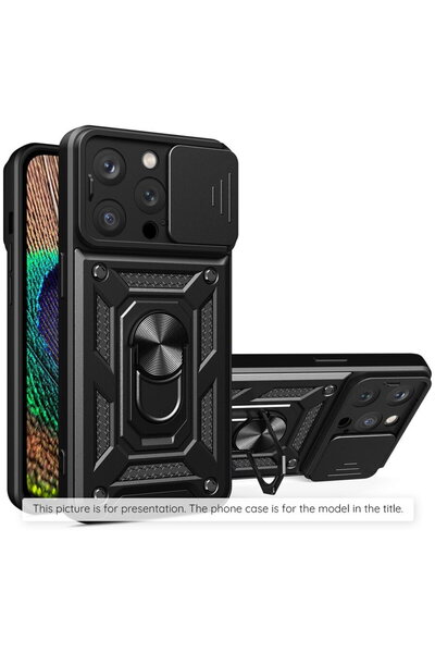 Techsuit Husă pentru Xiaomi 15T Pro - Seria CamShield - Negru