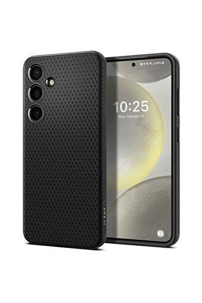Spigen Husă pentru Samsung Galaxy S24 - Liquid Air - Negru Mat