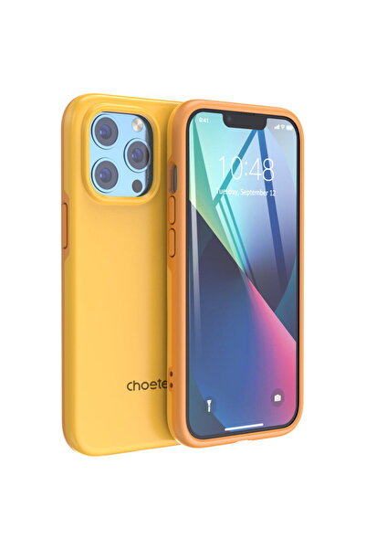CHOETECH Husa MFM Anti-cădere pentru iPhone 13 Pro Max portocaliu (PC0114-MFM...