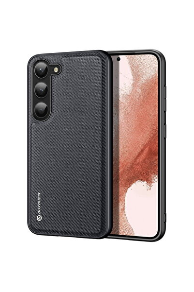Dux Ducis Husă Fino pentru Samsung Galaxy S23+ cu ramă de silicon, negru.