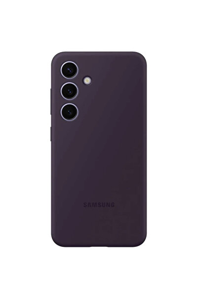 Samsung Protective Silicone Case for Galaxy S24, DARK VIOLET