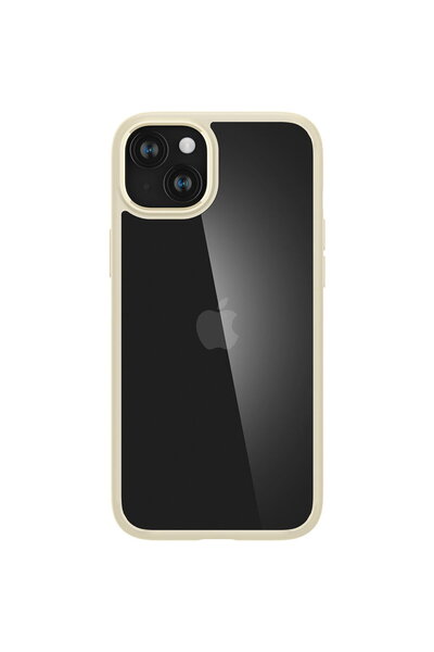 Spigen Crystal Hybrid case for iPhone 15 Plus - beige