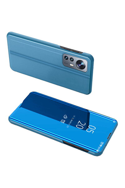Hurtel Husa Clear View Case cover for Xiaomi 12 Lite blue flip cover