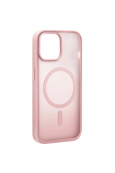 Puro Husă de silicon Gradient MagSafe pentru iPhone 15 Plus - Roz