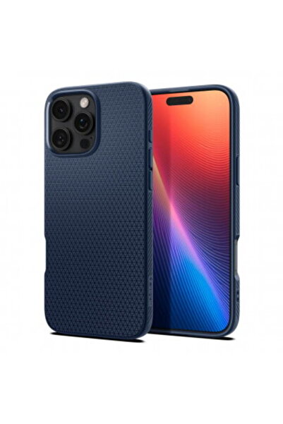 Spigen Husă pentru Apple iPhone 16 Pro, Spigen, Liquid Air, Bleumarin