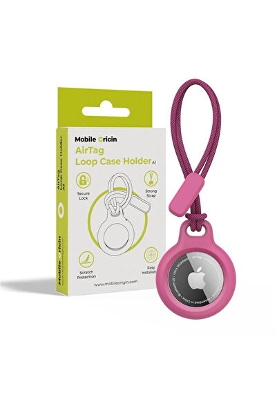 Mobile Origin Husa Airtag Loop Case Holder A1, roz