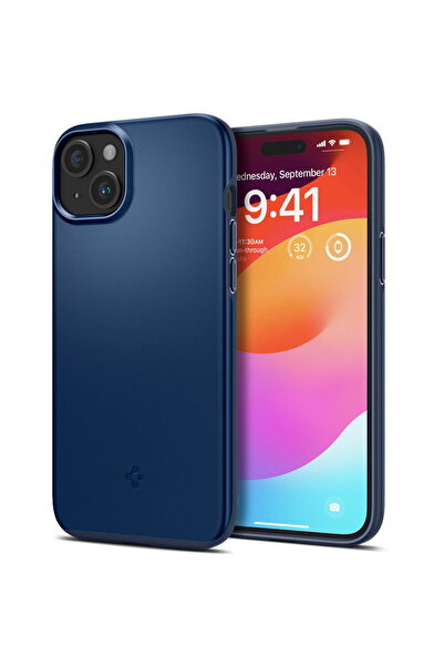 Spigen Thin Fit case for iPhone 15 Plus - blue