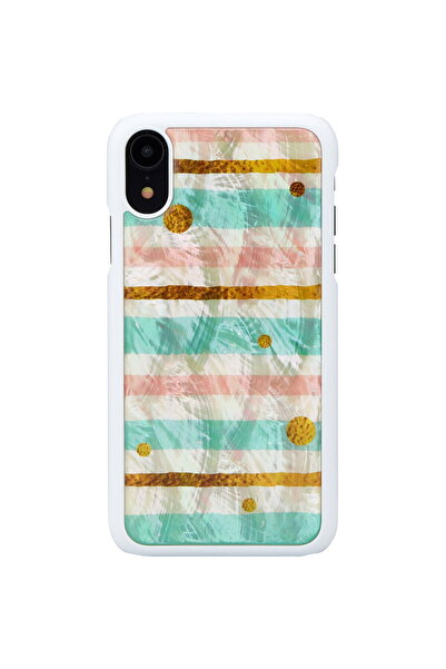 Other Husă iKins pentru smartphone iPhone XR, alb mentă pop
