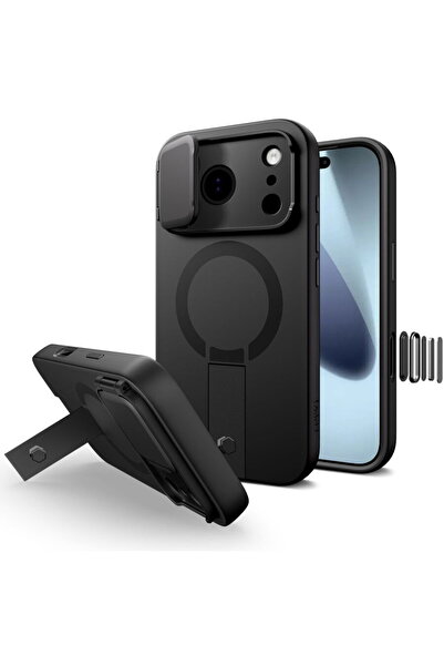 Tech-Protect Husa KEVLAR AURA MAGSAFE IPHONE 17 PRO MAX NEGRU