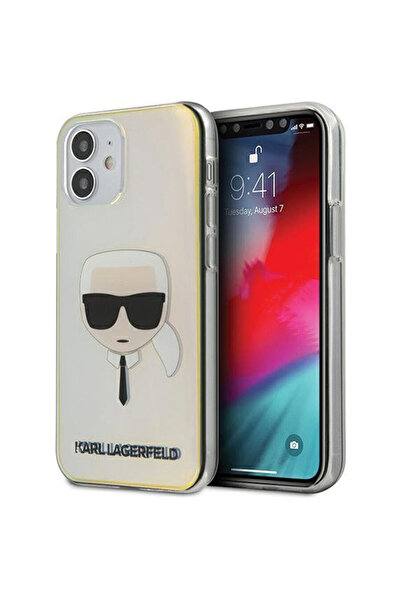 Karl Lagerfeld Husa Iridescent Karl's Head iPhone 12 Mini Multicolor
