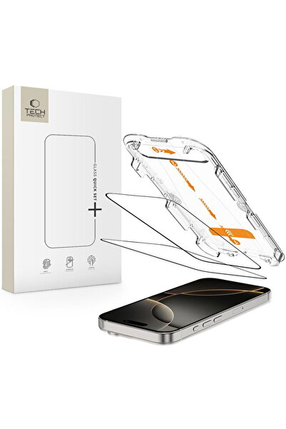 Tech-Protect SticlДѓ securizatДѓ Rapid+ pentru iPhone 16 Pro, set 2 bucДѓИ›i,...