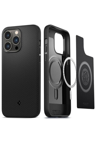 Spigen Husa Mag Armor MagSafe iPhone 14 Pro Case Matte Black
