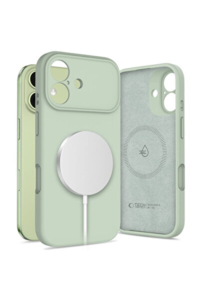 Tech-Protect HusДѓ Silicone MagSafe pentru iPhone 17, finisaj silicon premium...