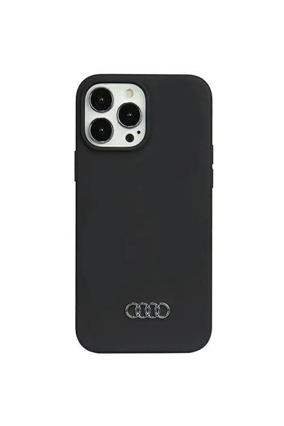 Audi Husă de silicon iPhone 13 Pro Max 6.7 "   negru/negru carcasă rigid...