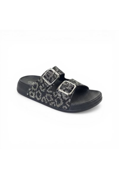 Pienn Summer Caviar Double Buckle Women's Slippers