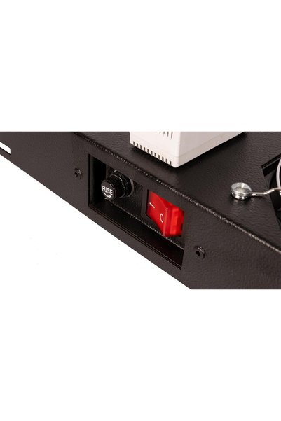 Lande 2-Fan Module |   Ball Fan with Thermostat and Switch |   Wall Mounted Cabinet Compatible |   Black (R