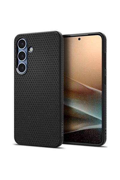 Spigen Husă pentru Samsung Galaxy S25 Plus - Liquid Air - Negru Mat