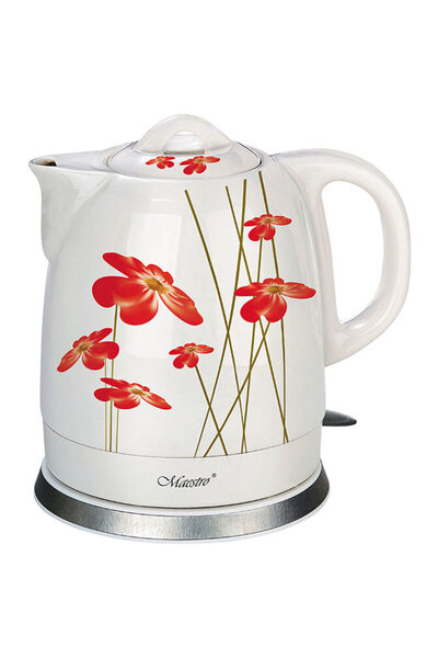 Maestro Feel-Maestro MR-066-RED FLOWERS fierbător electric 1.5 L 1200 W Roșu,...