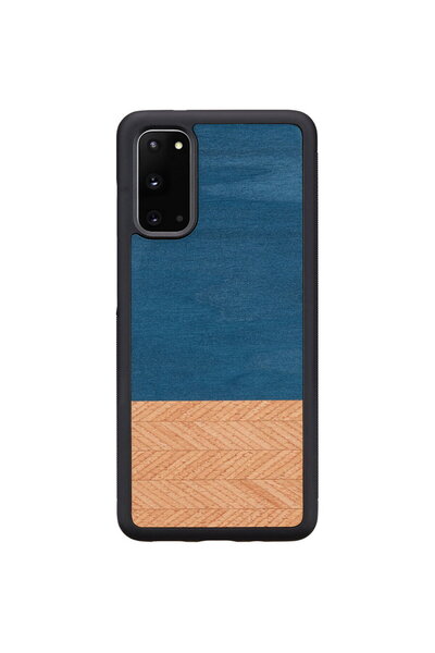 Other Husa MAN&WOOD pentru Galaxy S20 negru denim