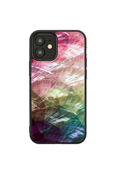 Other Husa iKins pentru Apple iPhone 12 mini, model Water Flower, negru