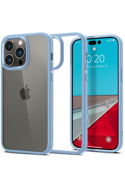 Other Husa Spigen Crystal Hybrid, albastru Sierra - iPhone 14 Pro Max
