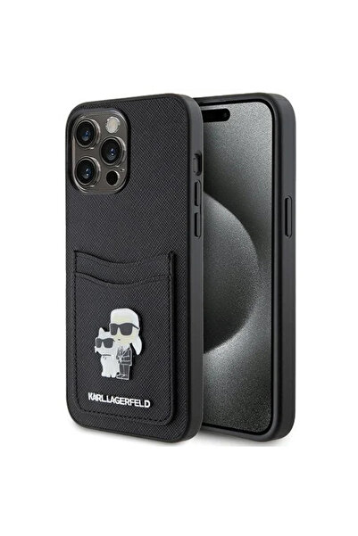 Karl Lagerfeld KLHCP15XSAPKCNPK iPhone 15 Pro Max 6.7" black/black hardc...