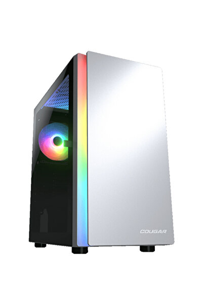 Cougar Purity RGB, Mini Tower, Fara sursa, Micro ATX (uATX), Mini ITX, Alb