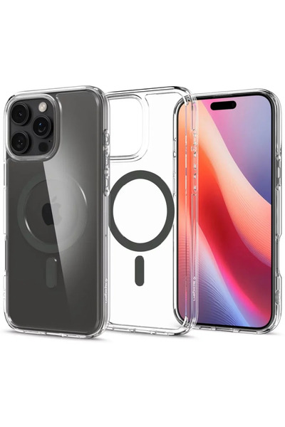 Spigen Ultra Hibrid MagSafe, grafit - iPhone 16 Pro Max