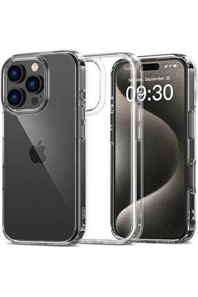Tech-Protect HusДѓ FlexAir Hybrid pentru Apple iPhone 16 Pro, spate transpare...