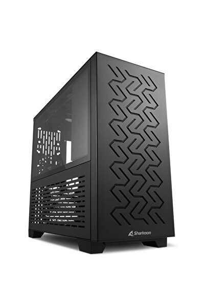 SHARKOON MS-Z1000, Gaming Tower Case TG Negru