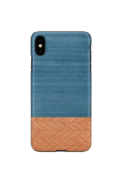Other Husa MAN&WOOD pentru smartphone iPhone XS Max, negru denim