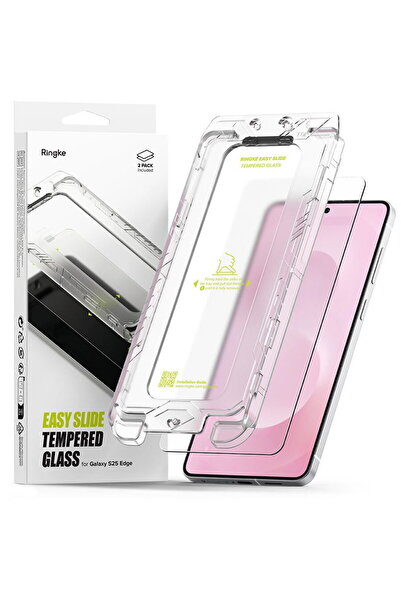 Ringke Husa Easy Slide, pachet de 2, sticlДѓ securizatДѓ pentru Galaxy S25 Ed...