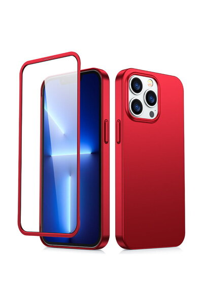 Joyroom Husă integrală 360, față și spate, pentru iPhone 13 Pro Max + folie d...