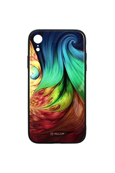 TELLUR Glass print case for iPhone XR, Mesmeric