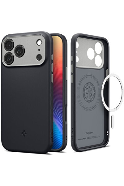 Spigen Husa NANO POP MAG MAGSAFE IPHONE 17 PRO BLACK SESAME