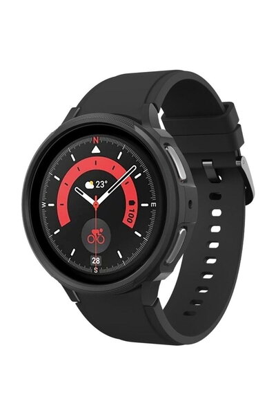 Spigen Carcasă Liquid Air pentru Galaxy Watch5 Pro 45 mm – negru mat