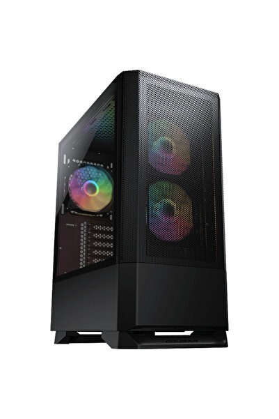 Cougar MX430 Mesh RGB Middle Tower Fara sursa ATX,mATX,mITX Black