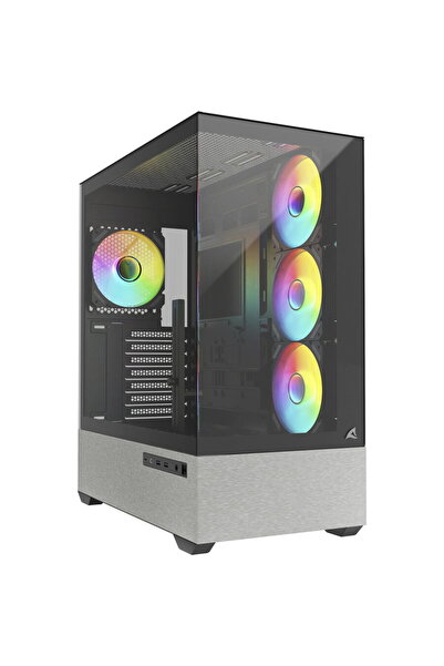 SHARKOON AK7 ARGB tower case black tempered glass