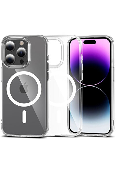 Tech-Protect HusДѓ FlexAir Hybrid MagSafe pentru iPhone 15 Pro, spate transpa...