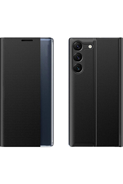 Hurtel Husă nouă tip Sleep View pentru Xiaomi POCO C65/Redmi 13C, Negru