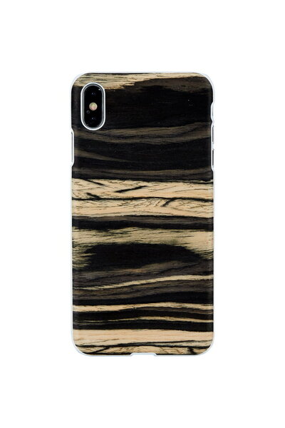 Other Husa MAN&WOOD pentru smartphone iPhone XS Max, alb abanos
