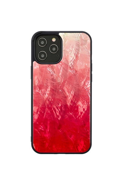 Other Husa iKins pentru Apple iPhone 12/12 Pro roz negru lac