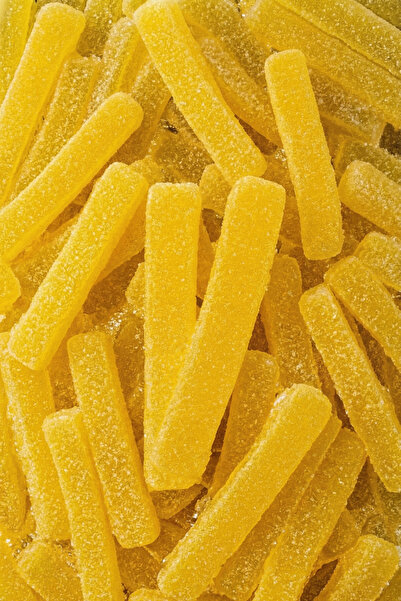 SWEETO Jelly Fries Patates Kızartması Şekilli Gummy Şeker 1000g (1 KG) Büyük ...